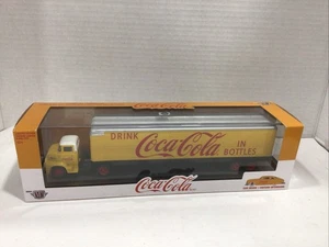 M2 Machines Auto Hauler Coca-Cola 1956 Ford COE & 1949 Mercury Coupe; 1:64 - Picture 1 of 9