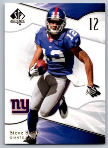 2009 SP Authentic Steve Smith New York Giants #8 - Picture 1 of 2