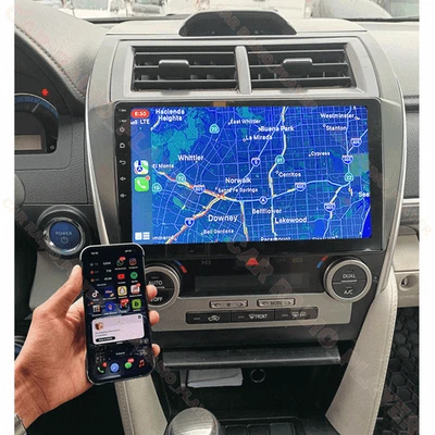 4+64G Wireless Carplay GPS Navi Head Unit RDS BT AHD For Toyota Camry 2012-2014 - image 1 of 4