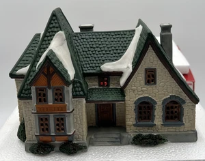 De colección 1996 Lemax Caddington Village Brighton Manor #65220 Navidad en caja - Imagen 1 de 16