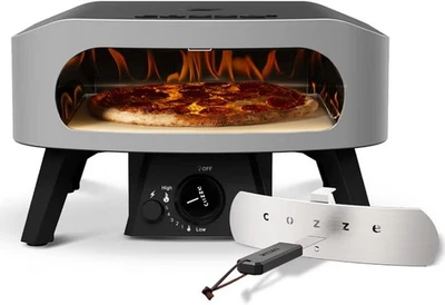 Forno Pizza a Gas Cozze 13” Classic 30mbar Inox con Pietra e Termometro - Immagine 1 di 4