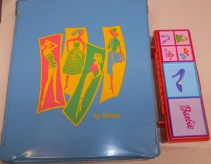 2 Vintage Barbie Storage Cases with Lots of Clothing & Accessories - Picture 1 of 6