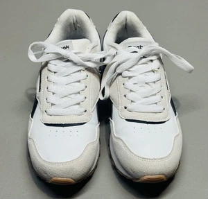 Reebok Womens Harman Classic Chalk White Leather/Suede Running Shoes Size 7 - Picture 1 of 12