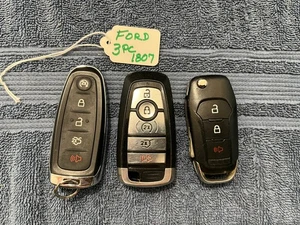 Remote Key Fobs 3 PC Ford 1 Case Unmarked #1807 - Picture 1 of 2