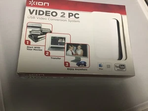 ION Video 2 PC VHS VCR to Computer USB Video Conversion System Transfer Movies - Picture 1 of 1