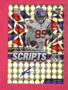 2021 MOSAIC SCRIPTS SILVER MOSAIC KADARIUS TONEY AUTOGRAPH ROOKIE FOOTBALL CARD - Picture 1 of 2