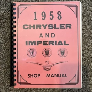 1958 Chrysler & Imperial Shop Manual - Picture 1 of 6