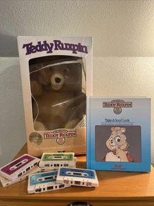 Vintage 1985 Teddy Ruxpin In Original Box With 6 Books & Tapes - Picture 1 of 20
