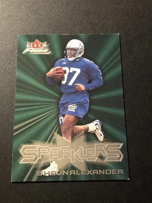 2000 Fleer Focus Sparklers Shaun Alexander #3S Rookie RC - Image 1 of 2
