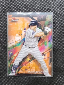 2024 Topps Finest - Common Jasson Dominguez #83 Orange Refractor /25 (RC) - Picture 1 of 2