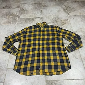 Paul & Shark Yachting Shirt Mens 2XL Check Wool Blend Long Sleeve - Picture 1 of 10
