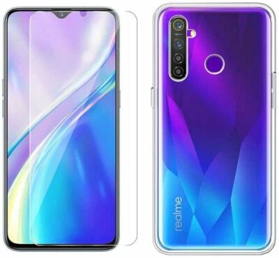 COVER CUSTODIA + PELLICOLA IN VETRO TEMPERATO PER OPPO REALME 5 PRO