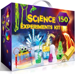 150 Experiments Science Kit – STEM Educational Toy with Volcano & Chemistry Set - Picture 1 of 12
