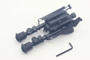 6-9'' Inch Tactical Bipod 30 Degree Pivot Tiltable Swivel Stud Posi-Lock Button - Picture 1 of 15
