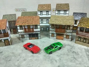 Case di campagna Diorama model kit scala 1/60-64 modellino auto esposizione decorazione - Foto 1 di 28