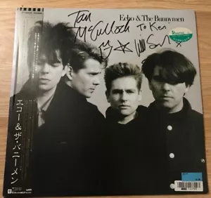 Echo & The Bunnymen Ian McCulloch/Will Sergeant Signed Vinyl LP/Record/Album - Picture 1 of 1