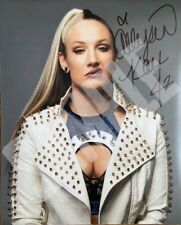 Official Hand Signed Allysin Kay/Sienna 8x10 TNA Knockout/IMPACT/WWE/AEW/NWA