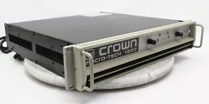 Crown Macro-Tech 1200 Two-Channel Power Amplifier - Picture 1 of 7