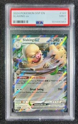 Slaking ex 147/191 Sv08: Surging Sparks Holo PSA 9 - Image 1 of 2