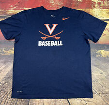 Nike Virginia Cavaliers NCAA Baseball Workout T-Shirt Mens XL Athletic Cut