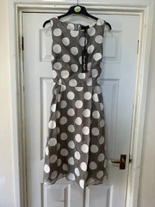 Women’s Phase Eight Hayley Spot Dress - Size 14 UK - New With Tags (R.R.P £150) - Picture 1 of 9