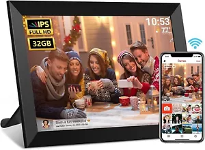 ๐ฏ๐ฎ๐๐ FRAMEO Digital Photo Frame, 10.1" WiFi Digital Picture Frame with 1280x - Picture 1 of 9