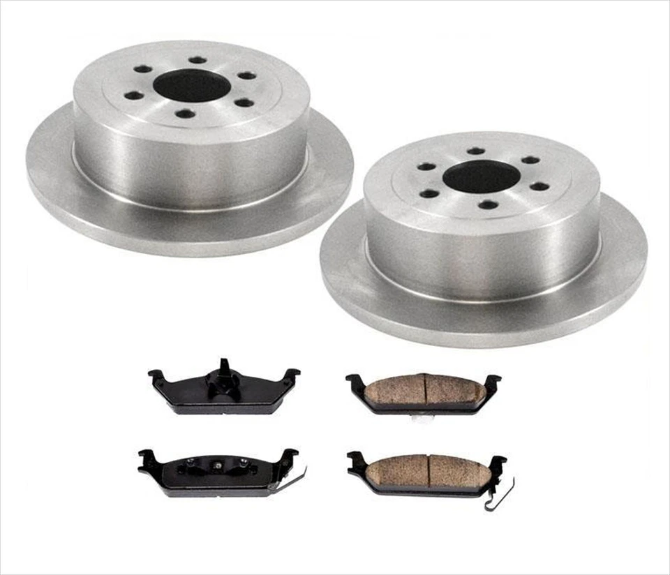 for 2003-2004Dodge Dakota With Rear Disc Brakes Rear Brake Rotors & Pads — 第 1/1 张图片