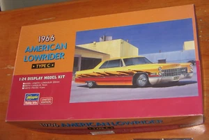 Hasegawa 1966 Cadillac Coupe Deville American Lowrider Type C 1/24 # 20376 costruito - Foto 1 di 10