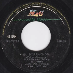 MARIO ALLISON "Aji Picante" salsa guaguanco pompo PERU 45 Listen - Picture 1 of 2