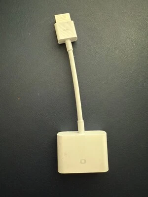Apple OEM HDMI to DVI Adapter for External Display - White (MJVU2AM/A) - Image 1 of 4