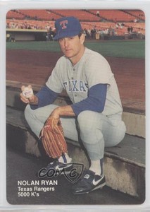 1990 Mother's Cookies Nolan Ryan 5000 K's Cookies Nolan Ryan #4 HOF