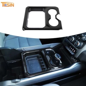 Cubierta portavasos consola central decoración para Dodge Ram 1500 2019+ fibra de carbono - Imagen 1 de 8