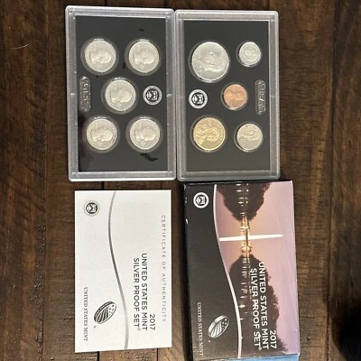 2017 United States Mint Silver Proof 10-piece Set - Image 1 of 4