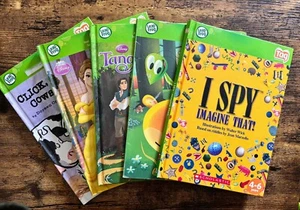 LeapFrog Tag Reader Books Lot Including Tangled, I Spy, Beauty And The Beast - Picture 1 of 6