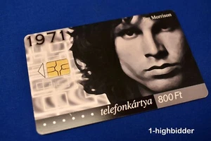Tarjeta telefónica vintage 2003 de Jim Morrison and The Doors de Hungría ¡COMO NUEVA! - Imagen 1 de 2