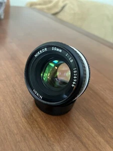 NIKON SERIES E 50MM F1.8 NIKKOR PANCAKE Series E FAST PRIME LENS *EXC CONDITION* - Picture 1 of 5