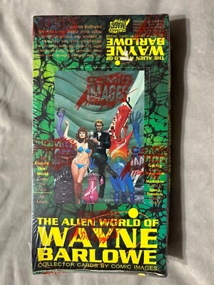The Alien World of Wayne Barlowe Trading Cards Full Sealed Box 48 Packs - Image 1 of 2