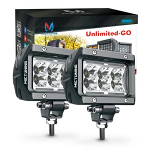 2pc 4"lnch 18W LED Work Light Bar Offroad Spot Pods Fog Driving Lamp ATV UTV SUV - Picture 1 of 8