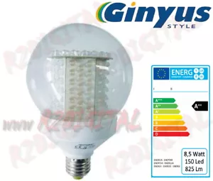 150 LED GINYUS E27 LOW CONSUMPTION COLD LIGHT WHITE HOME GLOBE BULB LAMP - Picture 1 of 1
