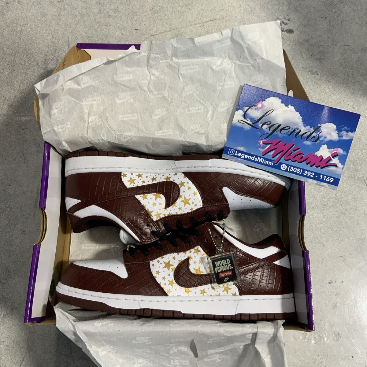 Nike Supreme x Dunk OG SB QS Low Barkroot Brown for Sale Nike Supreme x Dunk OG SB QS Low Barkroot Brown for Sale