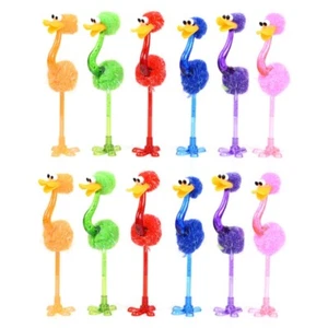 Lovely Ostrich Style Ballpoint Pen Novelty Stationery Decompression Toy for Kids - Picture 1 of 8