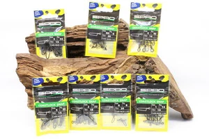 Spro Matt Black Coastlock Snap Größe Gr. 000 00 0 1 2 3 4 5 Einhänger ABVERKAUF - Picture 1 of 9