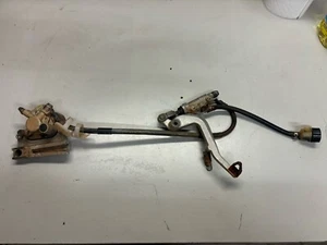 KX85 KX100 01-13 Rear Brake Caliper Reservour Master Cylinder COMPLETE - Picture 1 of 5