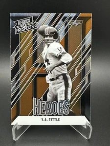 2024 Leaf Heroes & Prospects - Y.A. Tittle #240 Bronze - Bild 1 von 2