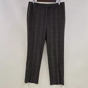 Charter Club Pants Womens 12p Black Full Length Straight Leg Slacks Trousers - Picture 1 of 15