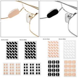 12 Paar selbstklebende rutschfeste Schaumstoffstickerei auf Nase Pad für Brille Brille - Bild 1 von 53