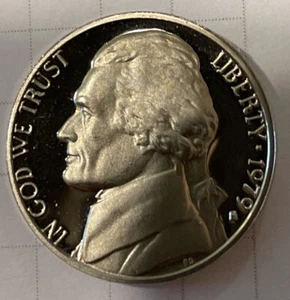 Moneda de cinco centavos Jefferson Nickel 1979 S Proof de conjunto de prueba - Imagen 1 de 2