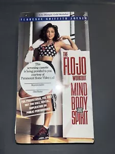 The Flo-Jo Workout (VHS) LOW-IMPACT AEROBIC FITNESS HEALTH FACTORY SEALED 8 - Picture 1 of 2
