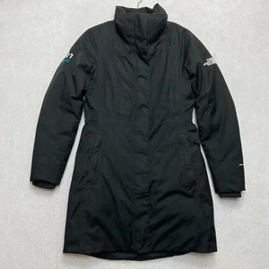 The North Face 550 Down Long Coat Women's PS Black Arctic Parka Hyvent Jacket - Picture 1 of 17