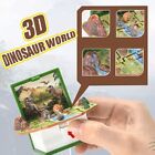 3D Book Folding Book Keychain Dinosaur Stress Relieve Toy  Children